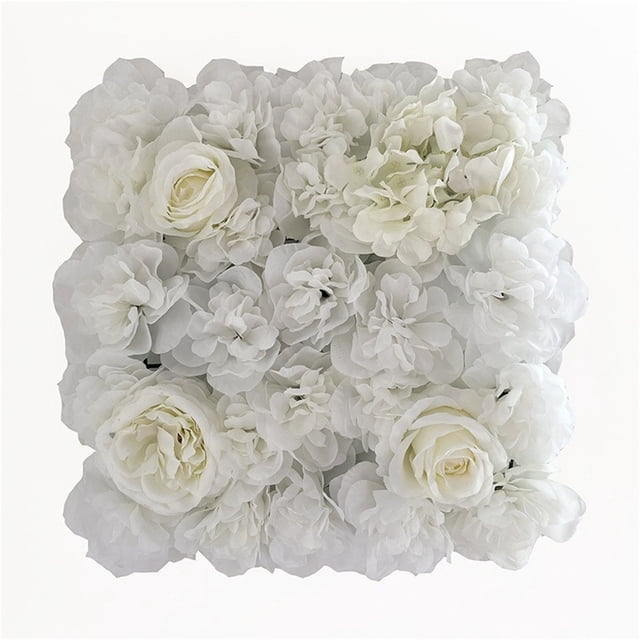Flower Wall, Flower Panels, Artificial Flower Wall Panels, Wall Flowers Wall Decor, Artificial Flower Wall Wedding Decoration Artificial Flowers Rose Wall Flowers Wedding Flower for Multi-Scene Decor
