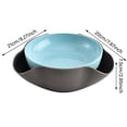 thumbnail image 3 of Hearth & Gear Collecting Snack Bowl Pistachio Bowl With Storage Separated Double Bowl Dinnerware Set Pistachio Bowls With Place To Put Separated Double Bowl Dinnerware Set Kitchen Glass Storage, 3 of 7