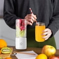 thumbnail image 1 of ZZkhGO Handheld Blender, USB Rechargeable Smoothie Maker, Powerful Compact Kitchen Appliance for Shakes Juices, 1 of 5