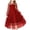 Red, variant on Floleo Girls Long Sleeve Casual Party Dress Spring Princess Performance Dress for Birthday Holiday Christmas Celebration Elegant Fashionable Kids Wear(Green,11-12 Years)