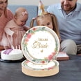 thumbnail image 4 of Flower Bride Party Theme Tableware Set Disposable Decorative Tableware Paper Set, 4 of 4