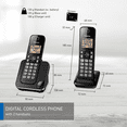 thumbnail image 3 of Téléphone Panasonic DECT 6.0 – 2 combinés, 3 of 9