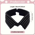 thumbnail image 2 of Collier Détachable Faux Collier Détachable Collier de Perles Simulées Collier Détachable Accessoire de Coiffure pour Femmes, 2 of 8