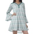 thumbnail image 3 of Moomaya Robes de Plage Imprimées Femmes Robe Aguichant Robes Mini Brodées pour Femmes, 3 of 4