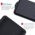 thumbnail image 3 of DEBGFS Non Stick Silicone Brownie Baking Pan With Handles - Steel Frame Inside  Rectangular Cookie Baking Sheet/Jelly Roll Tray Set Nonstick  Cleaned in Dishwasher  13x9 in - Color,color, 3 of 5