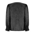 thumbnail image 4 of Hauts à Manches Longues pour Femmes, Blouse Décontractée Mode à Col Rond, Chemise Unie à Volants, T-Shirt Basique pour l'Automne, Tenue de Tous les Jours, Tenues de Bureau et de Fête, 4 of 7