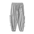 thumbnail image 5 of Styesk Men's Pants Men's Solid Color Leisure Motion Easy Shut Up Sweatpants Add Fertilizer Enlarge Trousers, 5 of 5