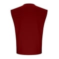 thumbnail image 4 of Timegard Tank Tops Men Crewneck Cap Sleeve Solid Color Basic Tee Casual Comfy Shirts Top Blouse Summer, 4 of 5