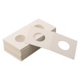 thumbnail image 3 of LEFU Coin Collection Storage Box Set - 12 Sizes Cardboard Holders Optional for Stamps & Coins, White Square Protective Cases, 50 Sheets per Box, Ideal for Collectors, 3 of 8