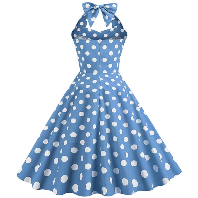 Pompotops Mode Été Femmes Rétro Vague Dos Nu Sans Manches Ceinture Aguichant Robe Mini