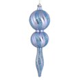 thumbnail image 1 of Vickerman N186929D 16.5 Po. Ornement de Paillettes de Bonbon Pervenche, 1 of 1