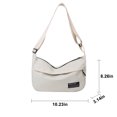 thumbnail image 3 of Dvkptbk Lightweight Nylon Shoulder Bag, Single Shoulder Underarm Bag, Large Capacity Handbag for Ladies Shoulder Pack Storage & Organization, 3 of 9