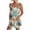 Beige, variant on Women's Sleeveless Jumpsuit Shorts, Casual Printed Romper with Back Straps, Lightweight Summer Playsuit