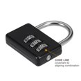 thumbnail image 3 of Unique Bargains 3 Digit Combination Padlock 3.6mm Shackle Zinc Alloy Lock,Black, 3 of 4