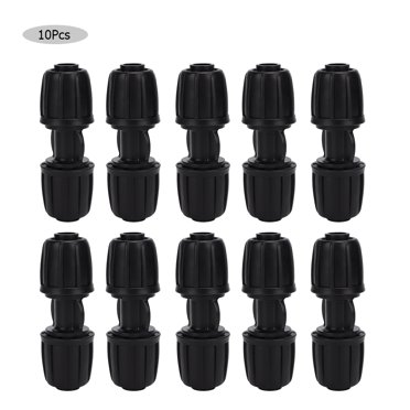 Ater Connector Garden Drip Irrigation Straight Connector, 3.4 X 0.9 In Drip Irrigation Fitting, Lawn Horticultural Irrigation Gardening For 16mm PE Hose