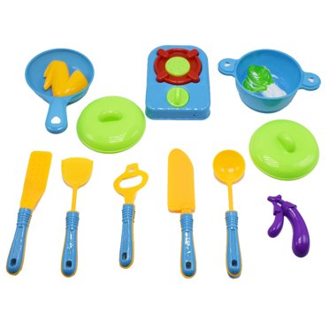 11 Pcs Jouet de Cuisine Jeu de Rôle Plastique Ensemble de Cuisine de Développement pour Enfant