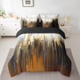 thumbnail image 2 of YST Brown Ombre Abstract Bedding Set with Brush Marks Gradient, Full Size (7 Count), 2 of 4