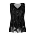 thumbnail image 4 of Plebaso Womens Print Tank Tops Ribbed Sleeveless Casual Tops Button up V Neck Slim Knit Tees for Women, 4 of 5