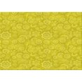 thumbnail image 1 of Ahgly Company Machine Washable Indoor Rectangle Transitional Canary Yellow Area Rugs, 3' x 5', 1 of 7
