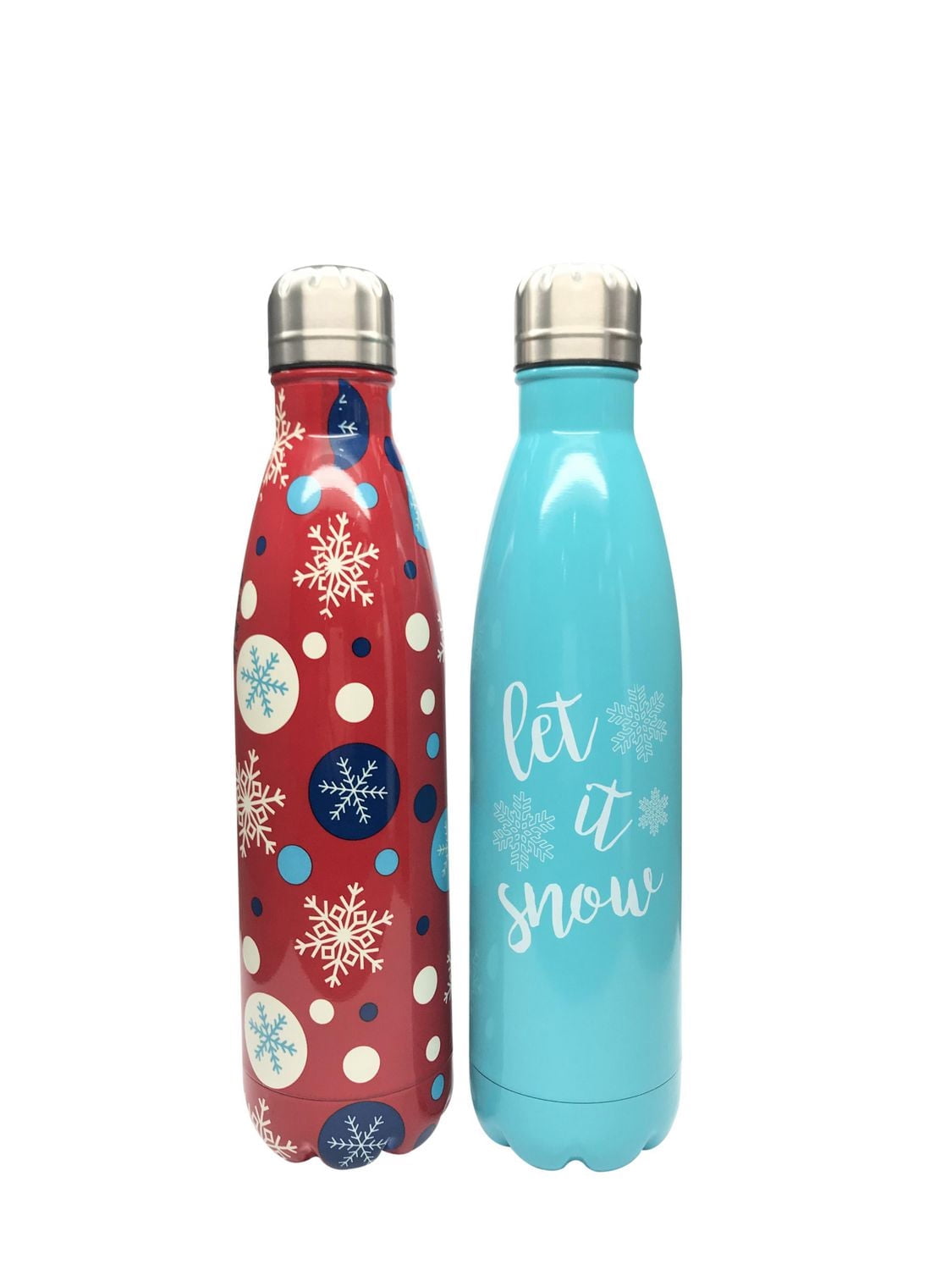 Holiday Time Paquet de 2 bouteille double paroi