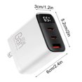thumbnail image 3 of Wzzjkit 3-in-1 GaN Fast Charger 65w 2025 Super Fast Charger Module with 2 Type-C USB Ports Portable 1 Fast Charging Adapter Wall Plug for Phone Tablet Lapt, 3 of 8