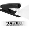 thumbnail image 3 of Stapler, Desktop Staplers with 1000 Staples, Office Stapler, 25 Sheet Capacity-E0311 Black, 3 of 6