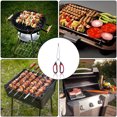 thumbnail image 3 of Transemion 2x Steel BBQ Tongs Impact-resistant Non-deformable TPR Handle For Comfortable Grip Barbecue, 3 of 6