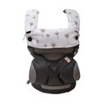 thumbnail image 2 of Baby Carrier Cover | Organic Cotton Drool & Teething Pads With Bib | Fits All Carriers, 2 of 9
