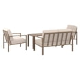 thumbnail image 4 of Mainstays Cobble Hill 4-Piece Steel Outdoor Conversation Set with Cushions, Cream, 4 of 10