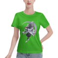thumbnail image 1 of T-Shirt Basique à Manches Courtes pour Femmes Demon Slayer Papillon Ninja, 1 of 6