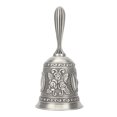 thumbnail image 2 of Cloche à Main, Cloche Vintage Main Fleur Main Dîner Cloche Cloche Main Argent Conception Conviviale, 2 of 14