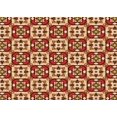 thumbnail image 1 of Ahgly Company Machine Washable Indoor Rectangle Transitional Yellow Orange Area Rugs, 7' x 10', 1 of 7