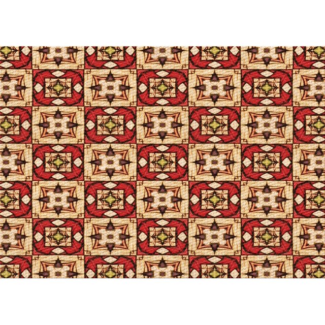 Ahgly Company Machine Washable Indoor Rectangle Transitional Yellow Orange Area Rugs, 7' x 10'
