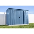 thumbnail image 2 of Arrow Classic Steel Storage Shed, 10x4, Gris bleu, 2 of 7