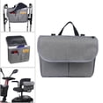 thumbnail image 4 of Sac de Rangement Côté Fauteuil Roulant Sac d'Accoudoir Porte-Organisateurs Gris, 4 of 9