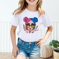 thumbnail image 2 of TZEWGL T-Shirts pour Enfants Impression Graphique Col Rond Manches Courtes Vêtements pour Filles Garçons Taille 5-6T, 2 of 5