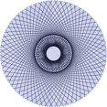 thumbnail image 1 of Ahgly Company Tapis Rond Lavable en Machine Intérieur Transitionnel Bleu Lavande, 7 Pieds Rond, 1 of 7