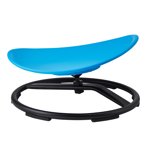 KFFKFF Chaise pivotante pour enfant, chaise rotative jusqu'à 220 lbs, Chaise pour la stimulation sensorielle, Conçue pour les enfants autistes, robuste, Base antidérapante, Bleu