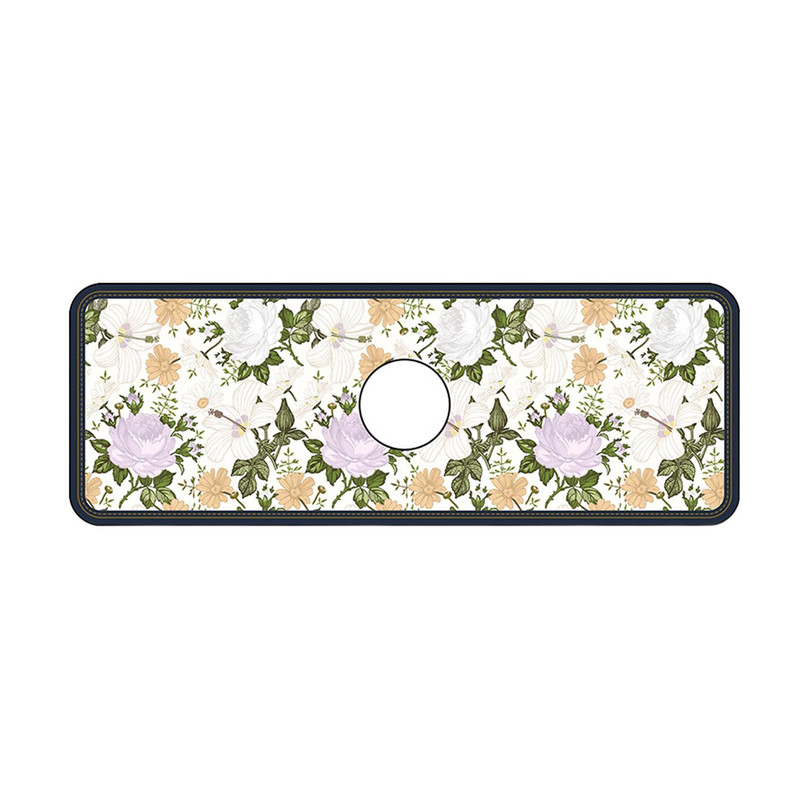 Tapis de Séchage pour Évier de Cuisine Protecteur d'Évier Multifonctionnel Tapis Attrape-Eau Robinet