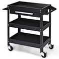 thumbnail image 1 of Patiojoy Tool Cart 3-Tray Rolling Tool Organizer With Drawer Industrial Storage Dollies, 1 of 6