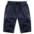thumbnail image 2 of FcBaudy Mens Shorts, Shorts Men Men's Spring/summer Sweatpants With Pocket Drawstring Loose Men's Quarter Pants Men Pants, 2 of 3