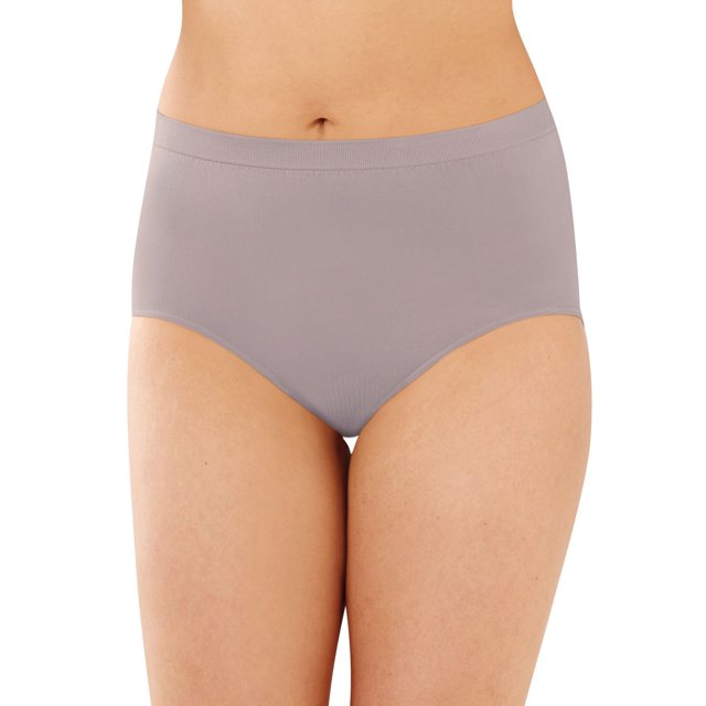 Bali Comfort Revolution Womens Microfiber Seamless Brief - Best-Seller, 6/7