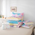thumbnail image 5 of YST Unicorn Girls Bedding Set 7-Piece Pink Rainbow Unicorn Comforter Set, Full Size, 5 of 5