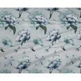 thumbnail image 4 of oneOone Polyester Spandex Sky Blue Fabric Florals Craft Projects Decor Fabric Printed By The Yard 56 Inch Wide-4TS, 4 of 4