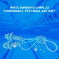 thumbnail image 5 of Swimming Earplugs Diving Wired Earplugs Comfortable Soft Silicone Earplugs, 5 of 5