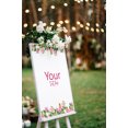 thumbnail image 4 of Darling Souvenir MADE WITH LOVE PersonalizedWelcomeBannerFlower Border,Custom Text Poster Party CollectionWelcomeSignGreat For Wedding, Birthday, Engagement Party- 18x12, 4 of 5