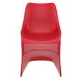 thumbnail image 2 of Siesta ISP048-RED Bloom Chaise de Salle à Manger Rouge - Ensemble de 2, 2 of 11