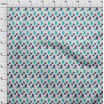 thumbnail image 3 of oneOone Georgette Viscose Fabric Circle Geometric Print Sewing Fabric BTY 42 Inch Wide, 3 of 4