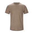 thumbnail image 2 of Hiiyo T-Shirt Uni pour Homme Grande Taille, Manches Courtes, Col Rond, Tailles M-TTTTG, 2 of 7