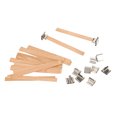 thumbnail image 1 of Wood Candle Wicks, Smokeless Wooden Candle Wicks Safe Eco Friendly  For DIY Candle Making, 1 of 8